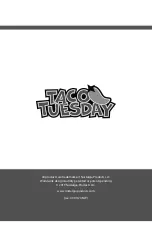 Nostalgia Electrics TACO TUESDAY TTLJ3LG Instructions And Recipes Manual preview