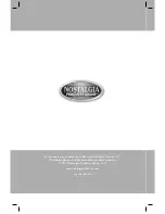 Preview for 1 page of Nostalgia Electrics TPM100 Instructions And Recipes Manual