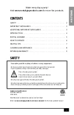 Preview for 4 page of Nostalgia Products Group RCOF120 User Manual