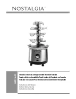 Preview for 2 page of Nostalgia CFF1000 Instructions And Recipes Manual