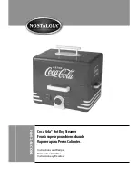 Preview for 2 page of Nostalgia HDS248COKE Instructions And Recipes Manual