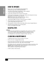 Preview for 9 page of Nostalgia INF200 Instructions And Recipes Manual