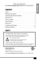 Preview for 4 page of Nostalgia RRF300 Instruction Manual