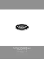 Nostalgia RWM400 Series Instructions And Recipes Manual preview