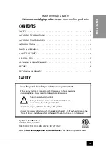 Preview for 4 page of Nostalgia SLM60BK Instructions And Recipes Manual