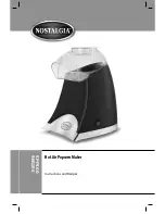 Preview for 2 page of Nostalgia SPP500 SERIES Instructions And Recipes Manual