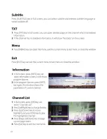 Preview for 22 page of Not Only TV LV6TSCART4SD User Manual