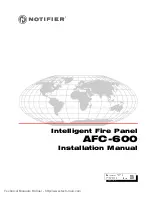 Предварительный просмотр 3 страницы Notifier AFC-600 Installation Manual