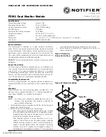 Notifier FDM-1 Installation And Maintenance Instructions предпросмотр