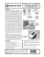 Preview for 1 page of Notifier FSB-200 User Manual