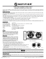 Notifier FSI-851 Installation And Maintenance Instructions предпросмотр