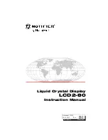 Notifier LCD2-80 Instruction Manual предпросмотр