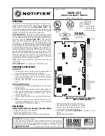 Предварительный просмотр 1 страницы Notifier NAM-232 Quick Start Manual