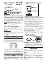 Предварительный просмотр 2 страницы Notifier NFX-OPT Installation And Maintenance Instructions