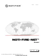 Предварительный просмотр 1 страницы Notifier NOTI-FIRE-NET Manual