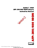 Notifier UniNet 2000 AFP-300 NION Instruction Manual preview