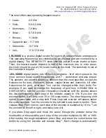 Preview for 6 page of Notsi Mole LRL 3000D Operating Manual