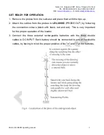 Предварительный просмотр 8 страницы Notsi Mole LRL 3000D Operating Manual