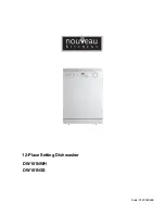 Nouveau Kitchens DW101N User Manual preview