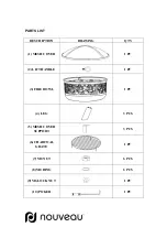 Preview for 2 page of Nouveau 248387 Owner'S Manual