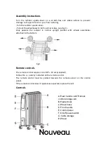 Preview for 4 page of Nouveau 353057 Manual