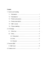 Preview for 2 page of NOUVOLED VELA 250B User Manual