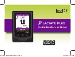 NOVA BIOMEDICAL Lactate Plus Instructions For Use Manual preview