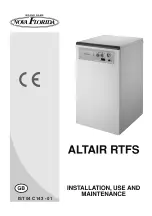 Nova Florida ALTAIR RTFS Series Installation, Use And Maintenance Manual предпросмотр