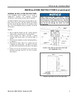 Preview for 11 page of Nova Technology International, LLC Lock-Up Installation Manual