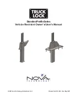 Предварительный просмотр 1 страницы Nova Technology International, LLC Standard Profile Truck Lock Series Owner & User Manual