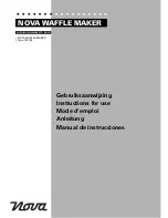 Preview for 1 page of Nova 130130 (Dutch) Instructions For Use Manual