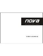 Nova DXI8200 User Manual preview