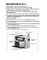 Предварительный просмотр 5 страницы Nova MB 1931 Instruction Manual