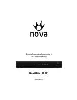 Nova NovaBox HD 831 Manual preview