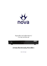 Preview for 1 page of Nova NovaBox Manual