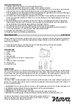 Preview for 5 page of Nova NOVACHEF MI-125 Instructions For Use Manual