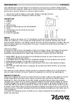 Preview for 7 page of Nova NOVACHEF MI-125 Instructions For Use Manual