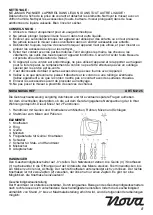 Preview for 8 page of Nova NOVACHEF MI-125 Instructions For Use Manual