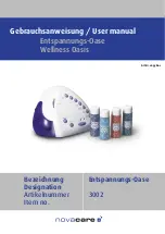 Предварительный просмотр 1 страницы NOVACARE Wellness Oasis User Manual