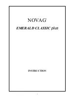 Novag EMERALD CLASSIC plus Instructions Manual preview