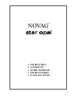 Preview for 1 page of Novag star opal Instruction