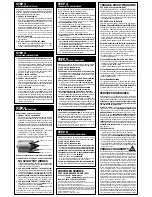 Preview for 2 page of NOVAK REACTOR REVERSIBLE Operating Instructions