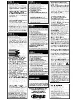 Preview for 2 page of NOVAK ROOSTER E-MAXX COMBO Operating Instructions