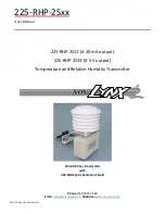 Preview for 1 page of Novalynx 225-RHP-2S Series User Manual