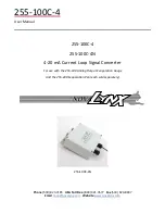 Novalynx 255-100C-4 User Manual preview