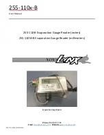 Preview for 1 page of Novalynx 255-110-B Series User Manual