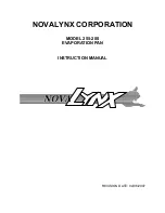 Novalynx 255-200 Instruction Manual preview