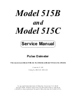 Novametrix Medical Systems 515B Service Manual preview