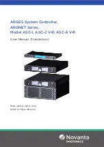 Novanta ARGNET ASC-1 User Manual предпросмотр