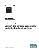 Preview for 1 page of Novar lingo Installation Instructions Manual